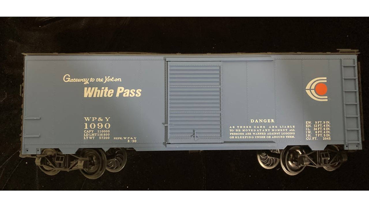 G scale train - MDC White Pass & Yukon Boxcar G4506 – Railway
