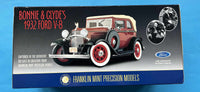 Diecast Model - Franklin Mint 1:24 Scale B11Z151 Bonnie & Clyde's Ford V-8