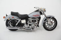 Diecast Model - Franklin Mint B11WC33 1:24 Scale 1977 Harley Davidson Low Rider Motorcycle