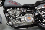 Diecast Model - Franklin Mint B11WC33 1:24 Scale 1977 Harley Davidson Low Rider Motorcycle