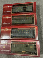 G scale train - Bachmann 9700 series 4 car set - White Pass & Yukon passenger train