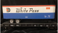 G scale train - USA Trains White Pass & Yukon Piggy Back Flat Car R-1762