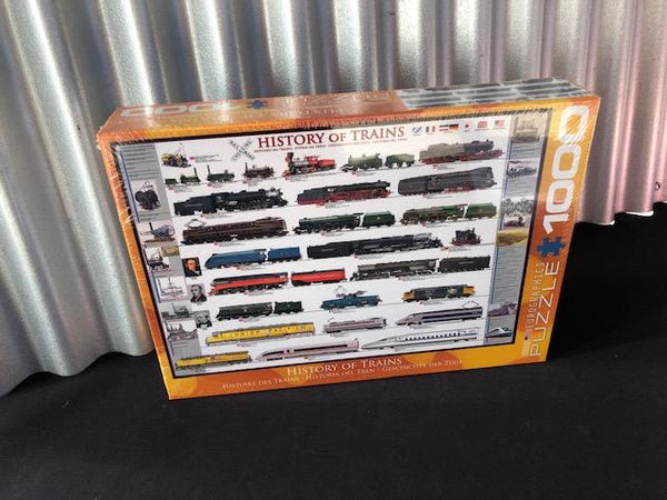 History of Trains Puzzle 1000 pieces